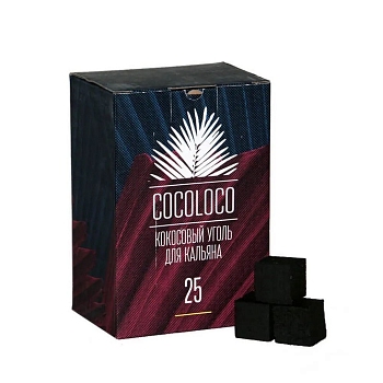 Cocoloco 25мм, 72шт/уп - уголь для кальяна